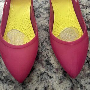 Crocs Rio Ballet flats pink size 10